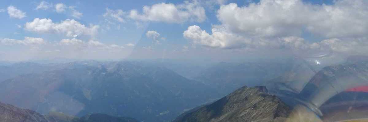 Flugwegposition um 10:39:32: Aufgenommen in der Nähe von Gemeinde Obervellach, 9821, Österreich in 2888 Meter